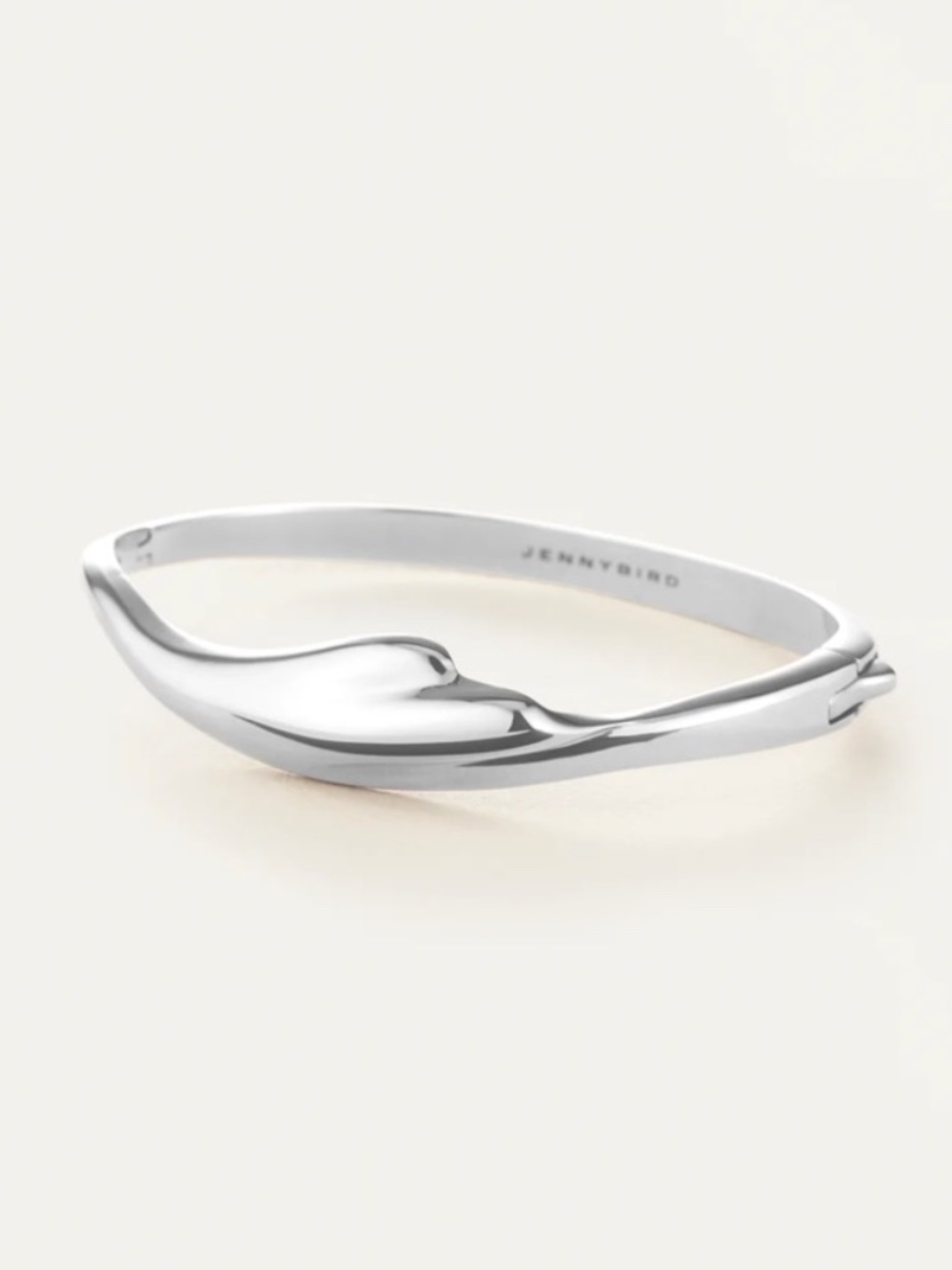 NWT Jenny Bird Portia Bangle Bracelet Silver